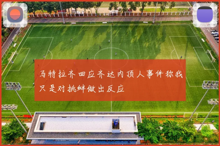 马特拉齐回应齐达内顶人事件称我只是对挑衅做出反应